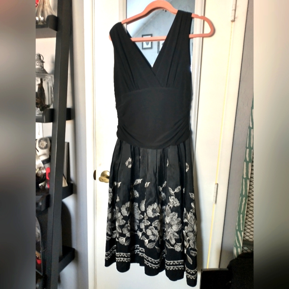 Embroidered party dress